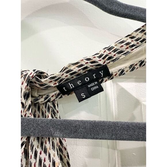 Theory Women's Sleeveless Geometric Tank Top Multicolor Size S Casual - Picture 3 of 7